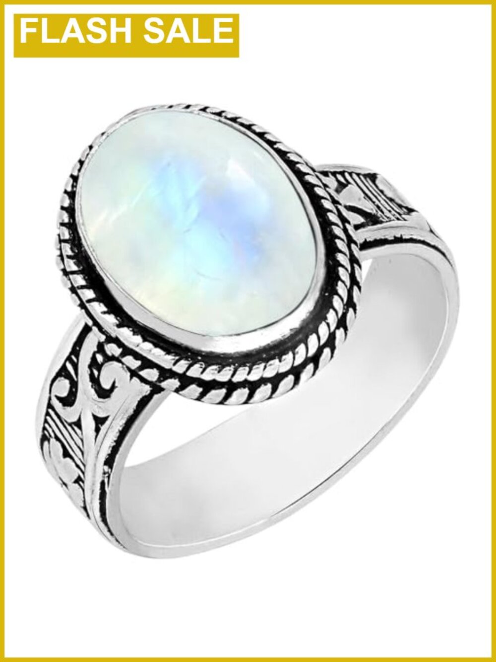 Moonstone Rings for Women - Handcrafted Gemstone Jewelry - Statement Ring